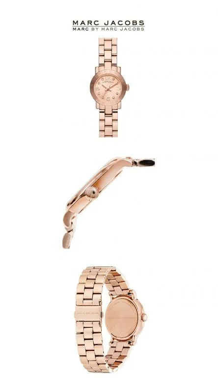 Marc By Marc Jacobs Amy Rose Gold Women's Rose Gold Analog Watch MBM8613