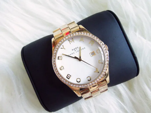 Marc By Marc Jacobs Henry Silver Women's Gold Classic Watch MBM3045