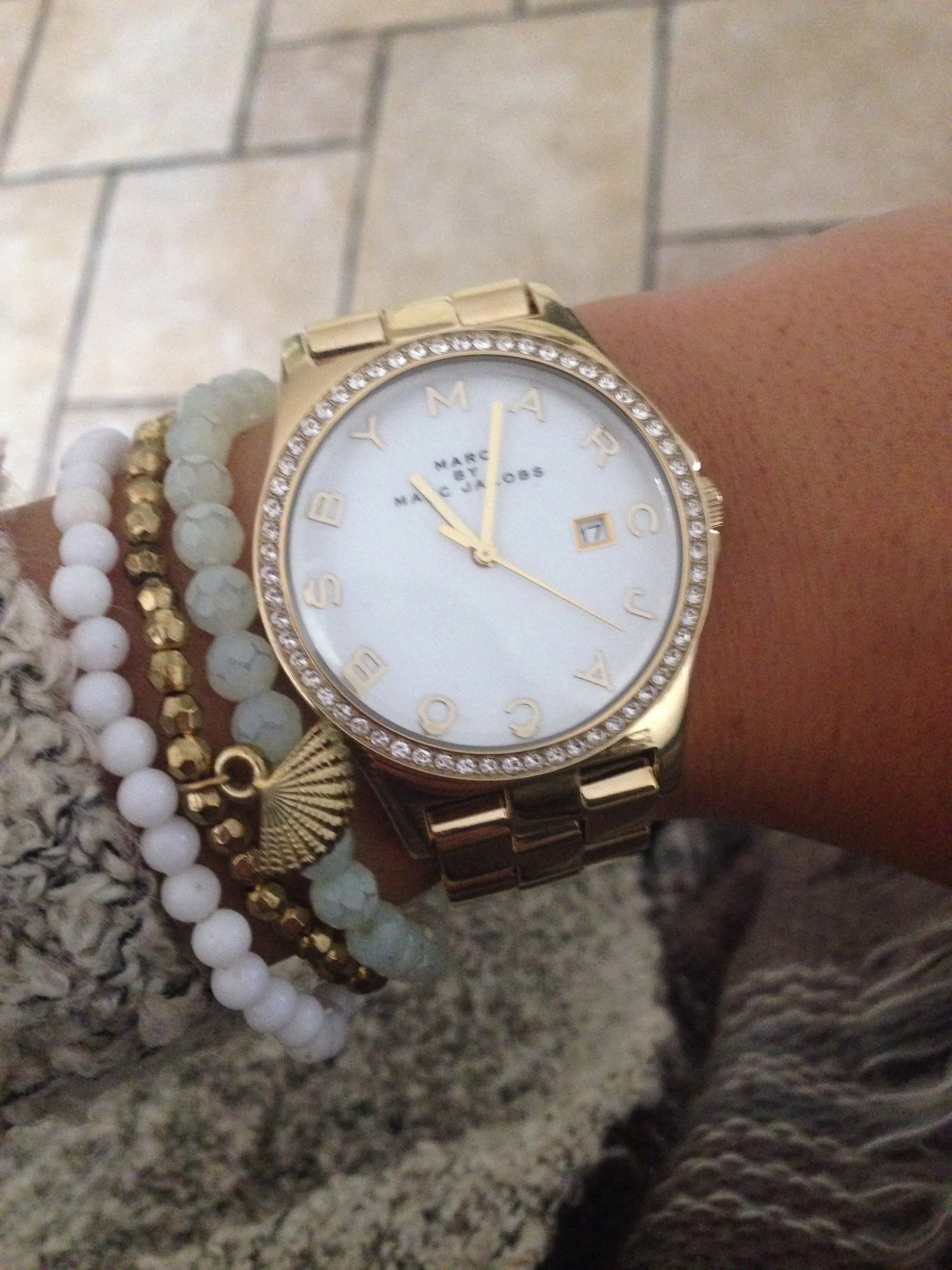 Marc By Marc Jacobs Henry Silver Women's Gold Classic Watch MBM3045