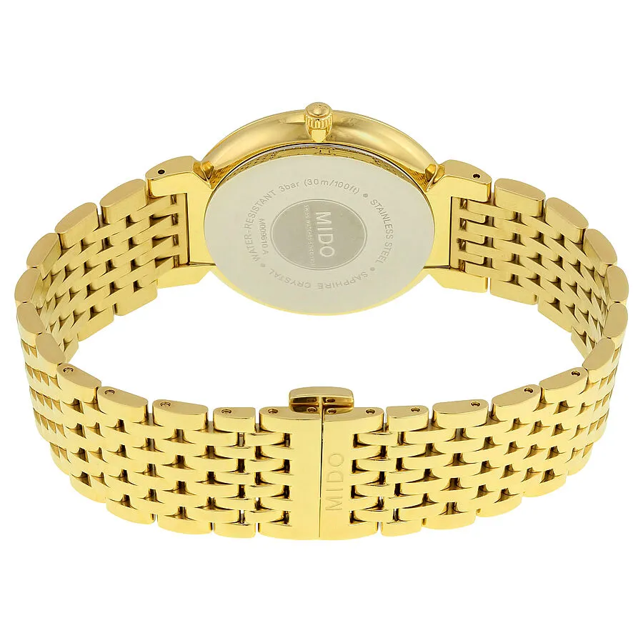 Mido Dorada Gold Dial Gold-plated Men's Watch M0096103302100 M009.610.33.021.00