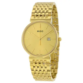 Mido Dorada Gold Dial Gold-plated Men's Watch M0096103302100 M009.610.33.021.00