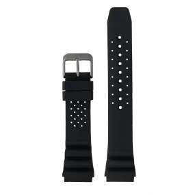 Morar Black Silicone Dive Strap (20mm)