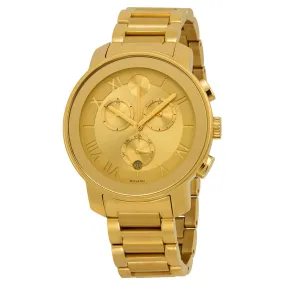 Movado Bold Champagne Dial Gold Ion-plated Ladies Watch 3600209