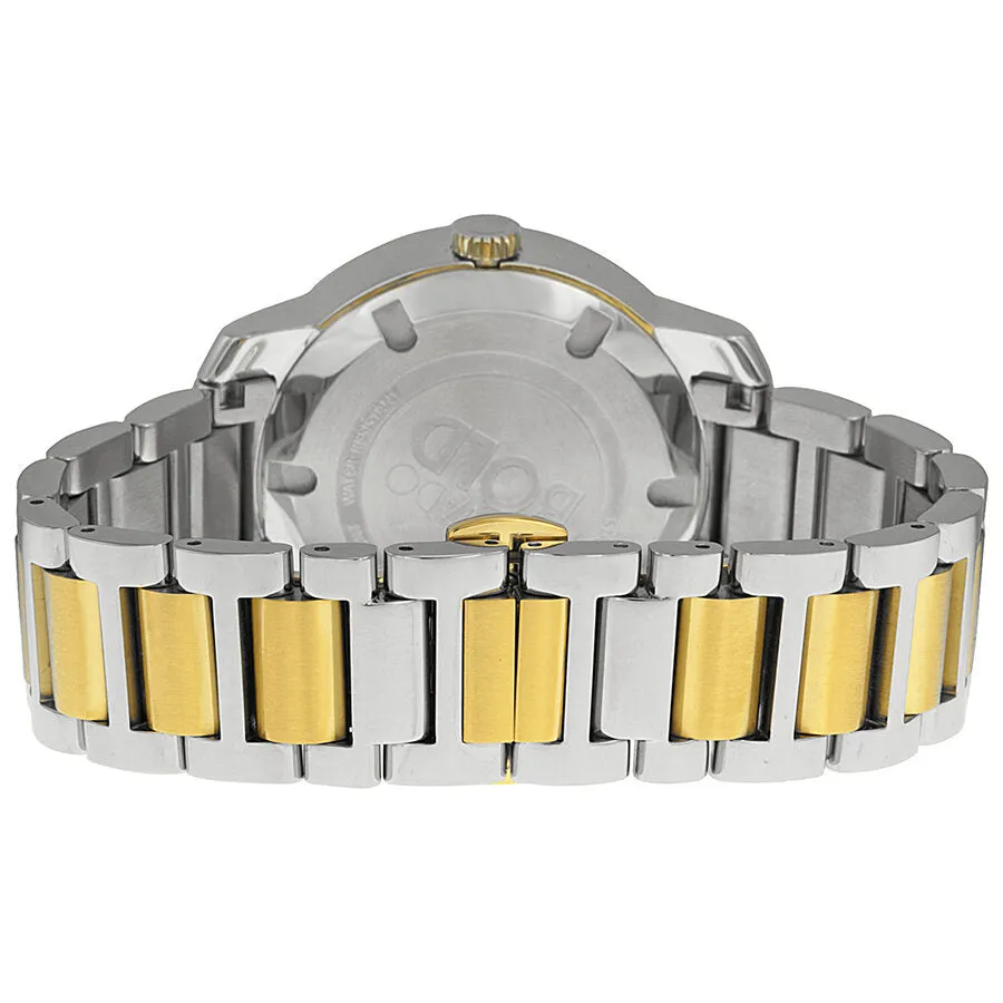 Movado Bold Silvered White Dial Two-tone Stainless Steel Unisex Watch 3600208