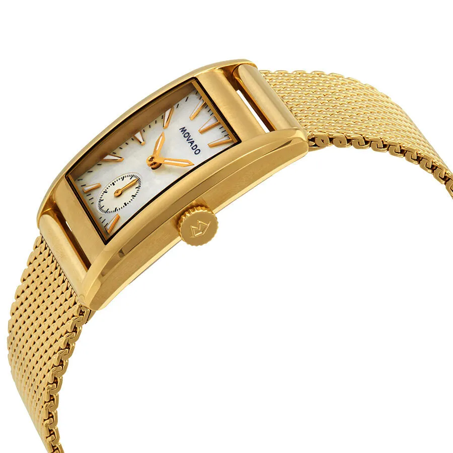 Movado Heritage White Mother of Pearl Dial Ladies Watch 3650040
