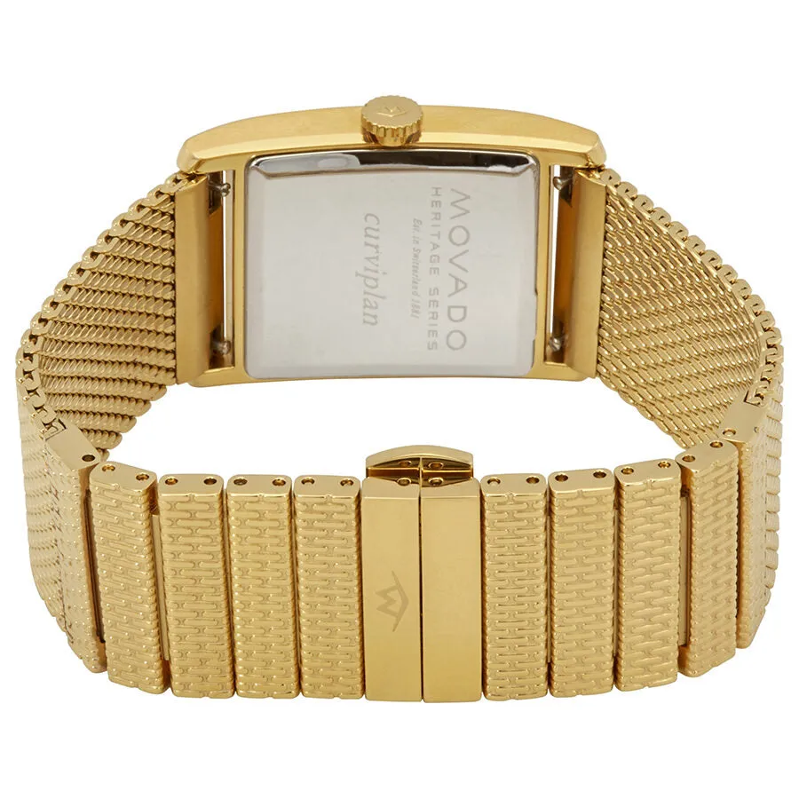 Movado Heritage White Mother of Pearl Dial Ladies Watch 3650040
