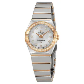 Omega Constellation Diamond Mother of Pearl Dial Ladies Watch 12325246055005 123.25.24.60.55.005