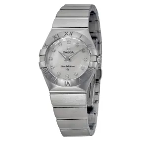 Omega Constellation Mother of Pearl Diamond Dial Ladies Watch 123.10.27.60.55.001