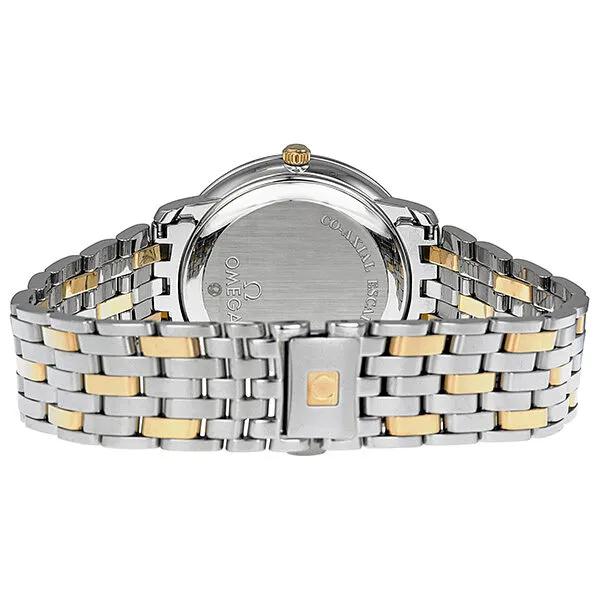 Omega DeVille Prestige Champagne Dial Steel and Yellow Gold Men's Watch 4374.11 4374.1100