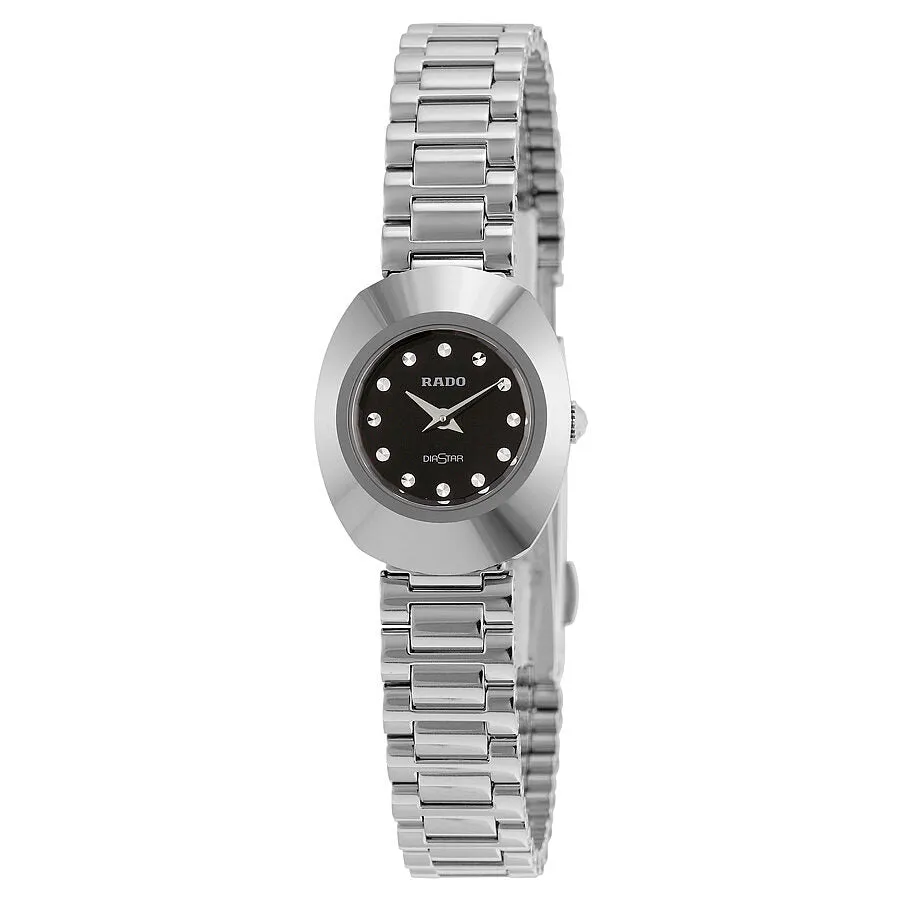 Rado Original Black Diamond Dial Ladies Watch R12558153