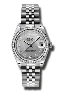 Rolex Datejust Lady 31 Goldust Mother of Pearl Dial Stainless Steel Jubilee Bracelet Automatic Watch 178384WGDMADJ