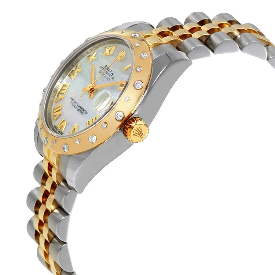 Rolex Datejust Lady 31 Mother of Pearl Dial Stainless Steel and 18K Yellow Gold Jubilee Bracelet Automatic Watch 178343MRJ