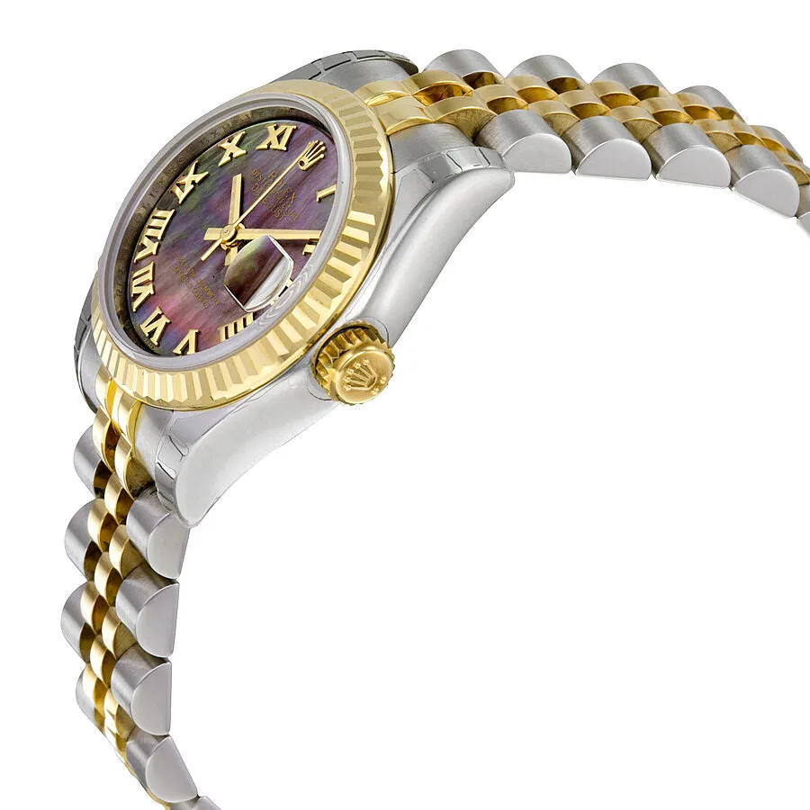 Rolex Lady Datejust 26 Dark Mother of Pearl Dial Stainless Steel and 18K Yellow Gold Jubilee Bracelet Automatic Watch 179173BKMRJ