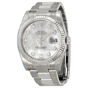 Rolex Oyster Perpetual 36 mm Mother of Pearl Dial Stainless Steel Bracelet Automatic Unisex Watch 116234MDO