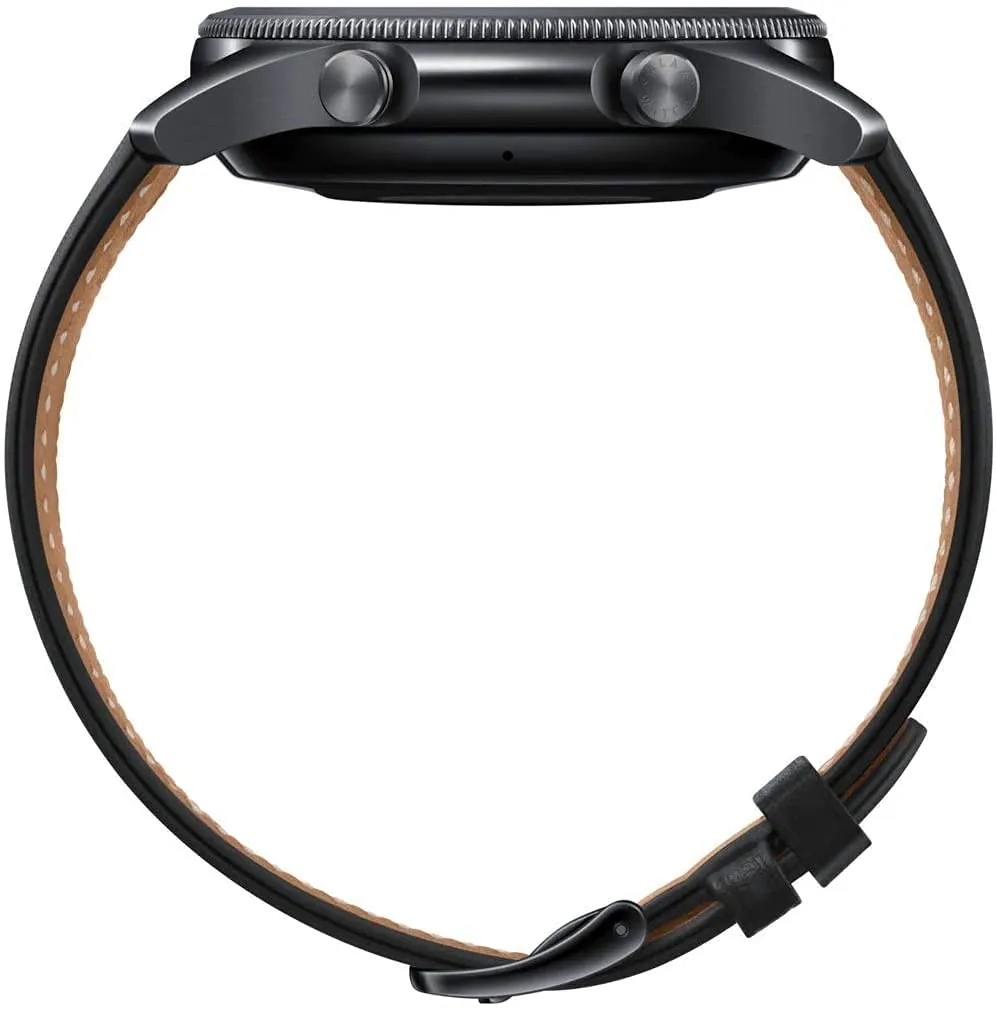 Samsung Galaxy Watch3 2020 Smartwatch (Bluetooth   Wi-Fi   GPS) International Model (Black, 45mm) (Renewed)