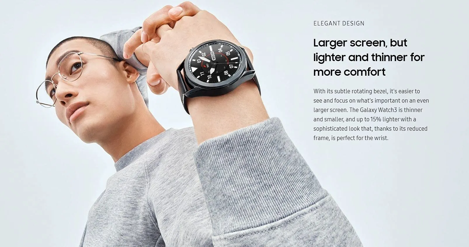 Samsung Galaxy Watch3 2020 Smartwatch (Bluetooth   Wi-Fi   GPS) International Model (Black, 45mm) (Renewed)