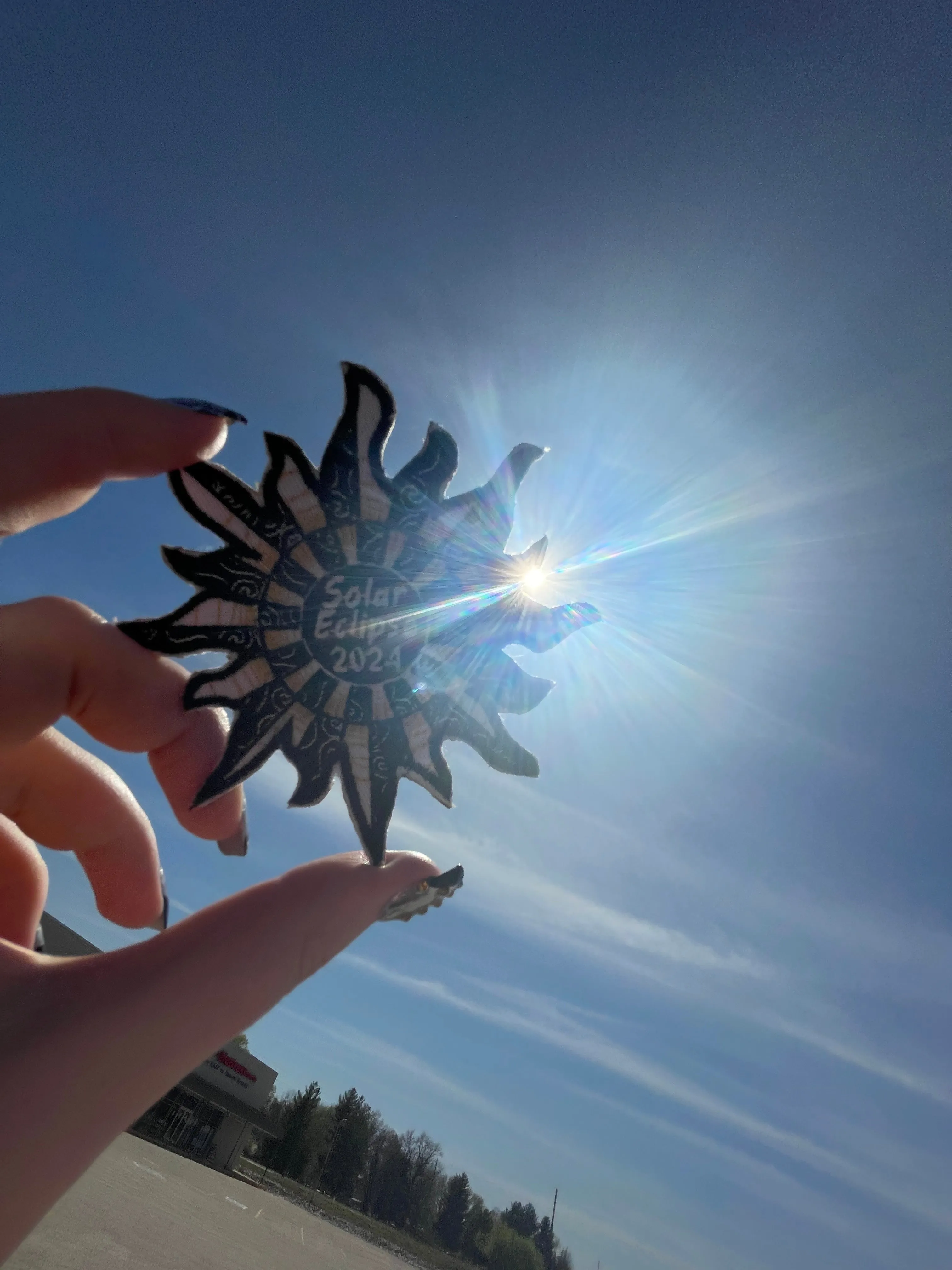 Solar Eclipse 2024 -  4" Embroidered Patch - Limited Time Only