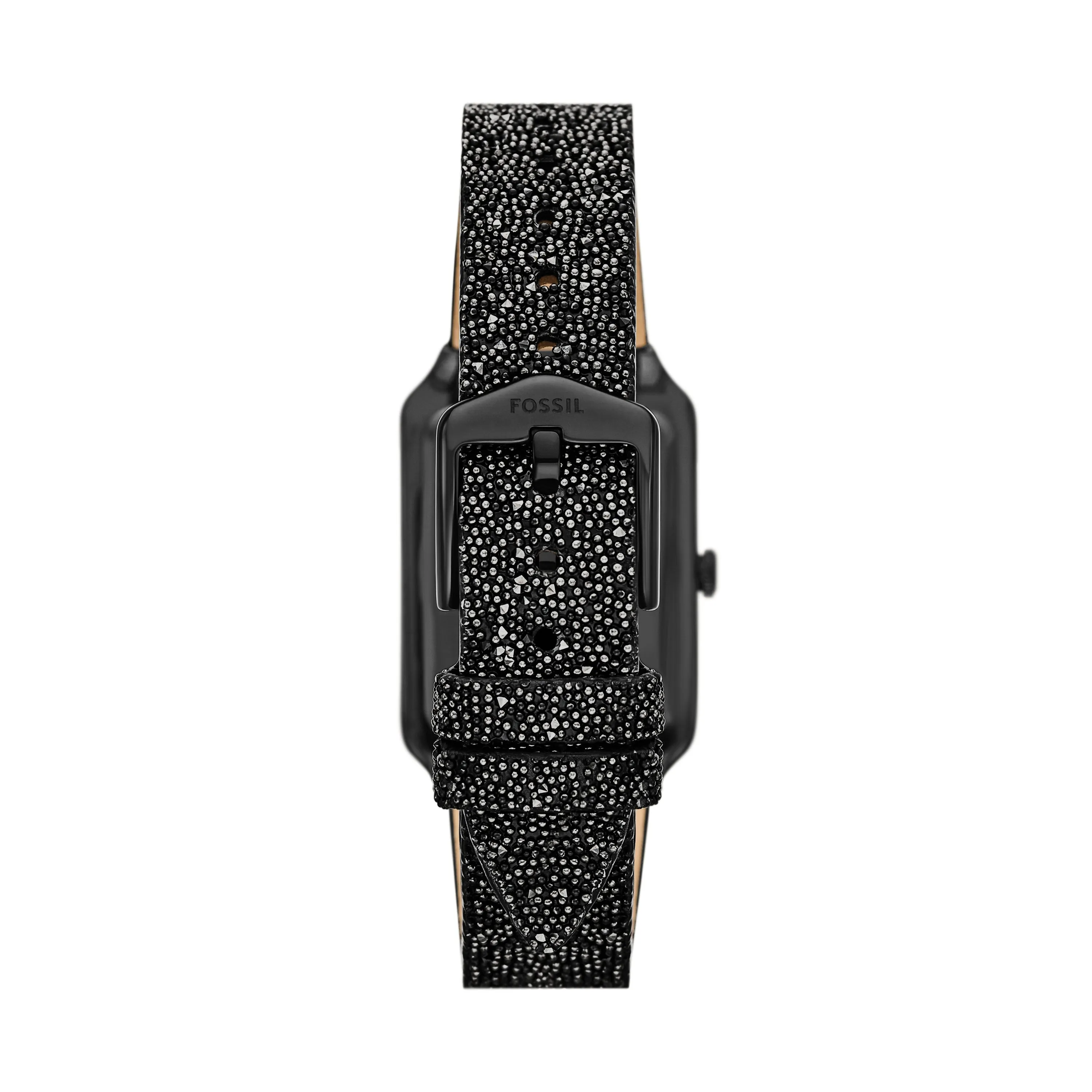 The Wizard of Oz x Fossil Limited Edition Three-Hand Black Crystal Fabric Watch