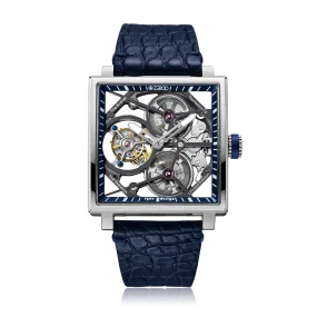 ZEROO T1 THE ARCHER FULL SKELETON TOURBILLONMANUAL TOURBILLON WATCH FOR GENTS - ZT002SBL