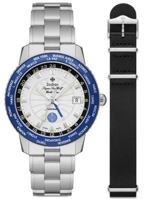 ZOD Watch Super Sea WOF WORSld Time GMT Pan Am